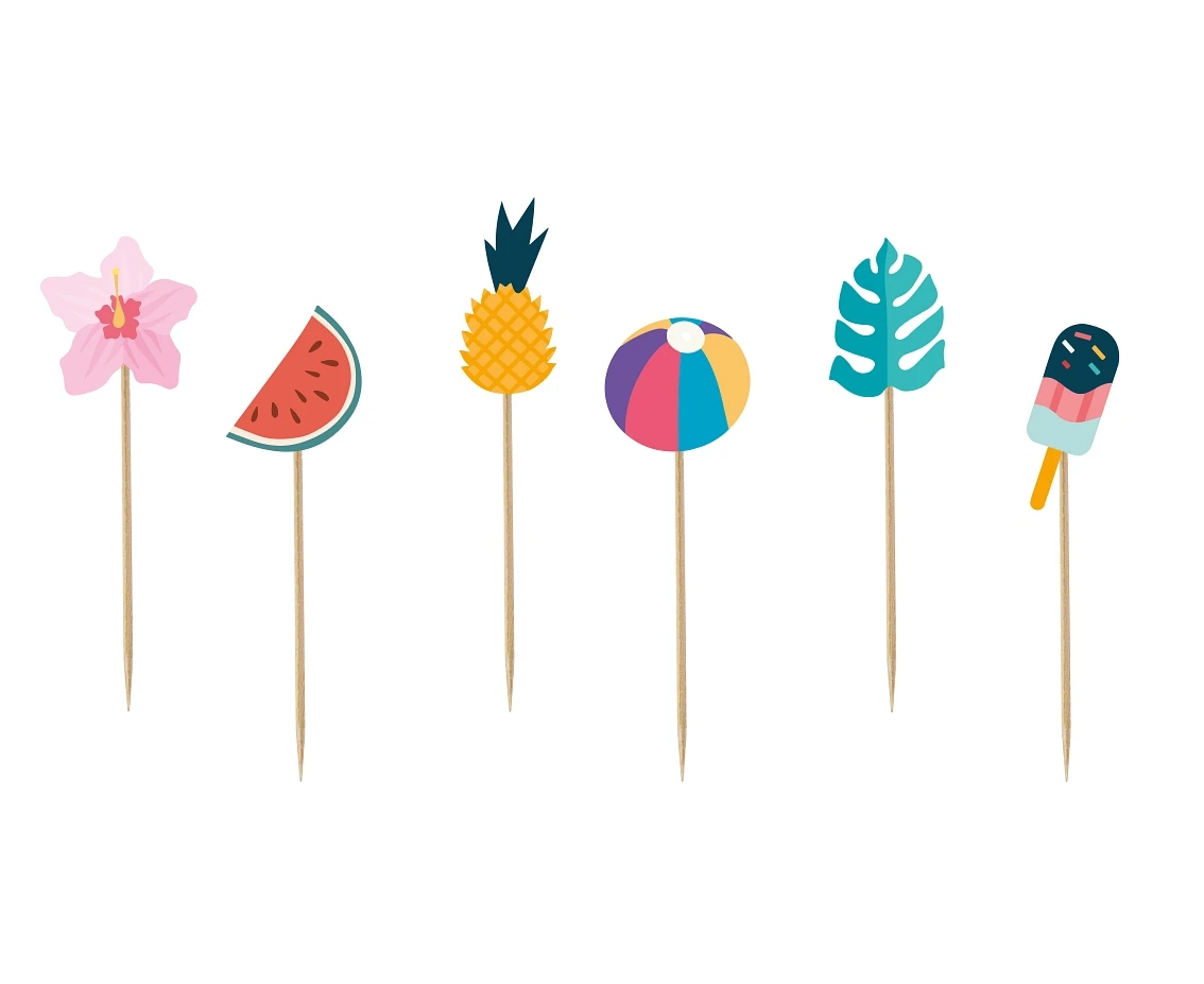 Picks Summer - Let's party, 6 pcs
