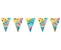 Paper garland Summer - Let''s party (beach), flags, 270 cm EOL