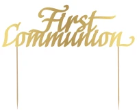 Cake topper First Communion, 20x14 cm EOL