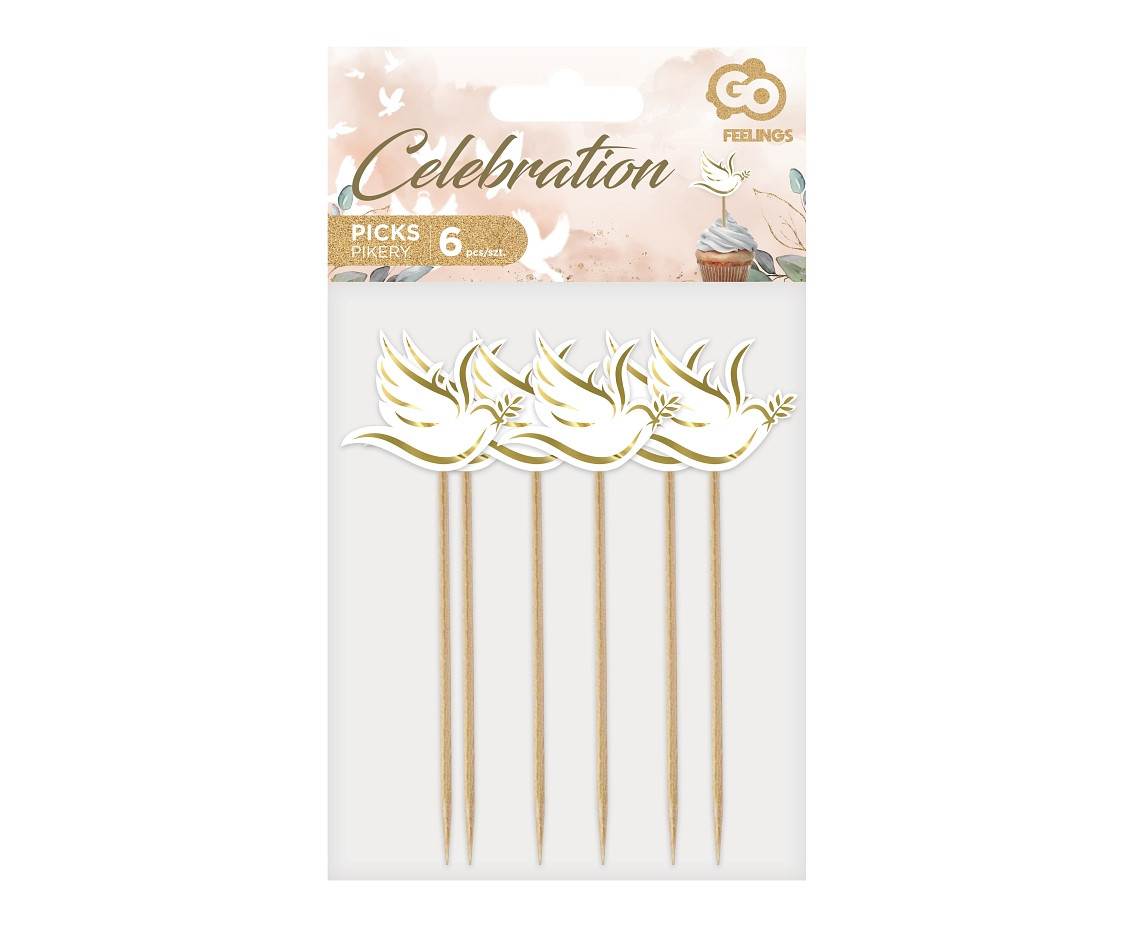 Picks Gold Dove, 6 pcs