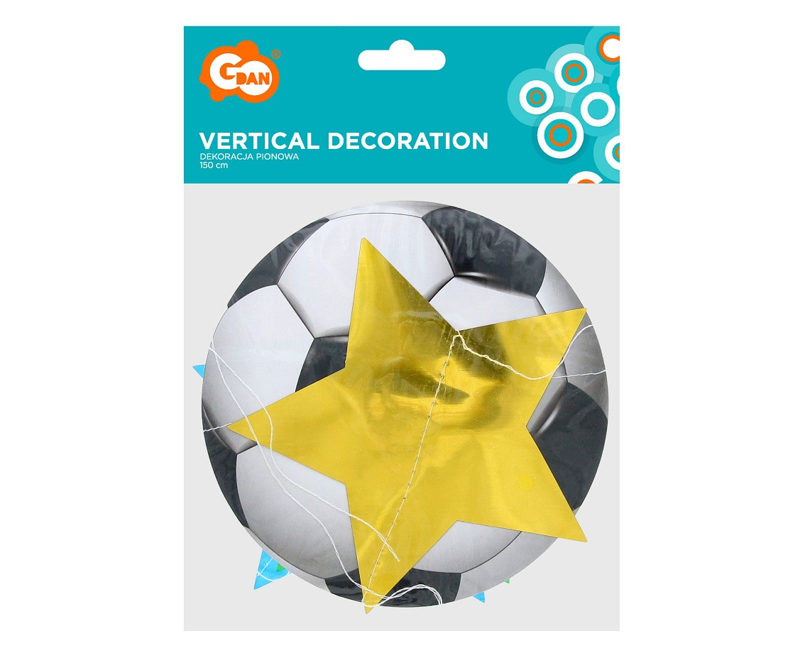 Vertical decoration Football, 150 cm