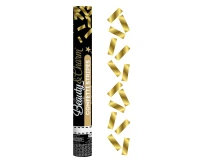 Confetti Cannon B&C Gold stripes (foil) / 40 cm