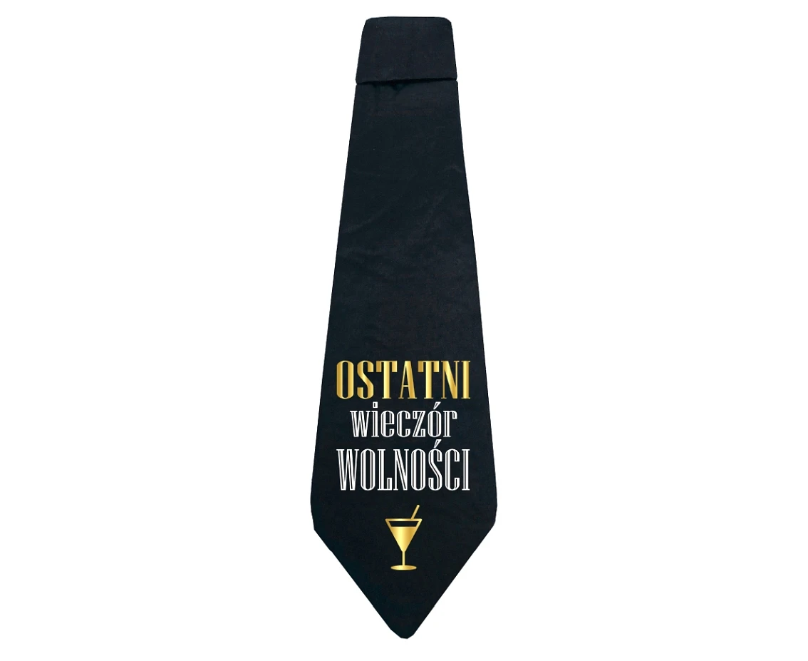 Tie "Ostatni Wieczór Wolności" - B&G Party 10x32 cm EOL