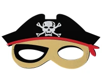 Felt mask Pirate, 22x13 cm EOL