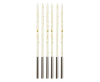 Birthday candles B&C Millennium, white, size 16.5 cm, 6 pcs.
