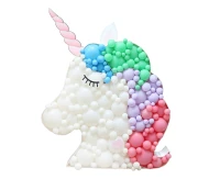 Mosaic balloon template - Unicorn, 118x148 cm EOL