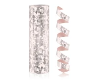 Holographic streamer pink-gold  - 4 m/ 1 piece