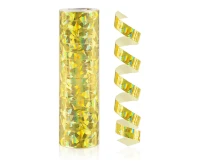 Holographic Streamer Gold, 4 m / 1 piece
