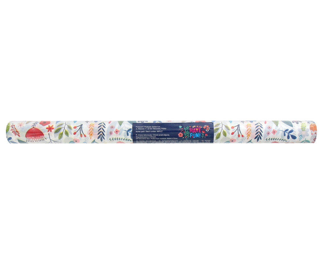 Paper table runner Summer - Have fun (light), 33x200 cm EOL