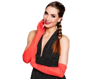 Gloves opera Los Angeles red