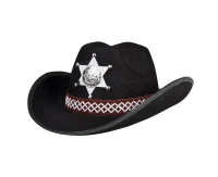 Sheriff's hat for a child, black