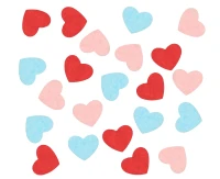Paper tissue confetti Love is in the air, eco-friendly, mix, 20g.