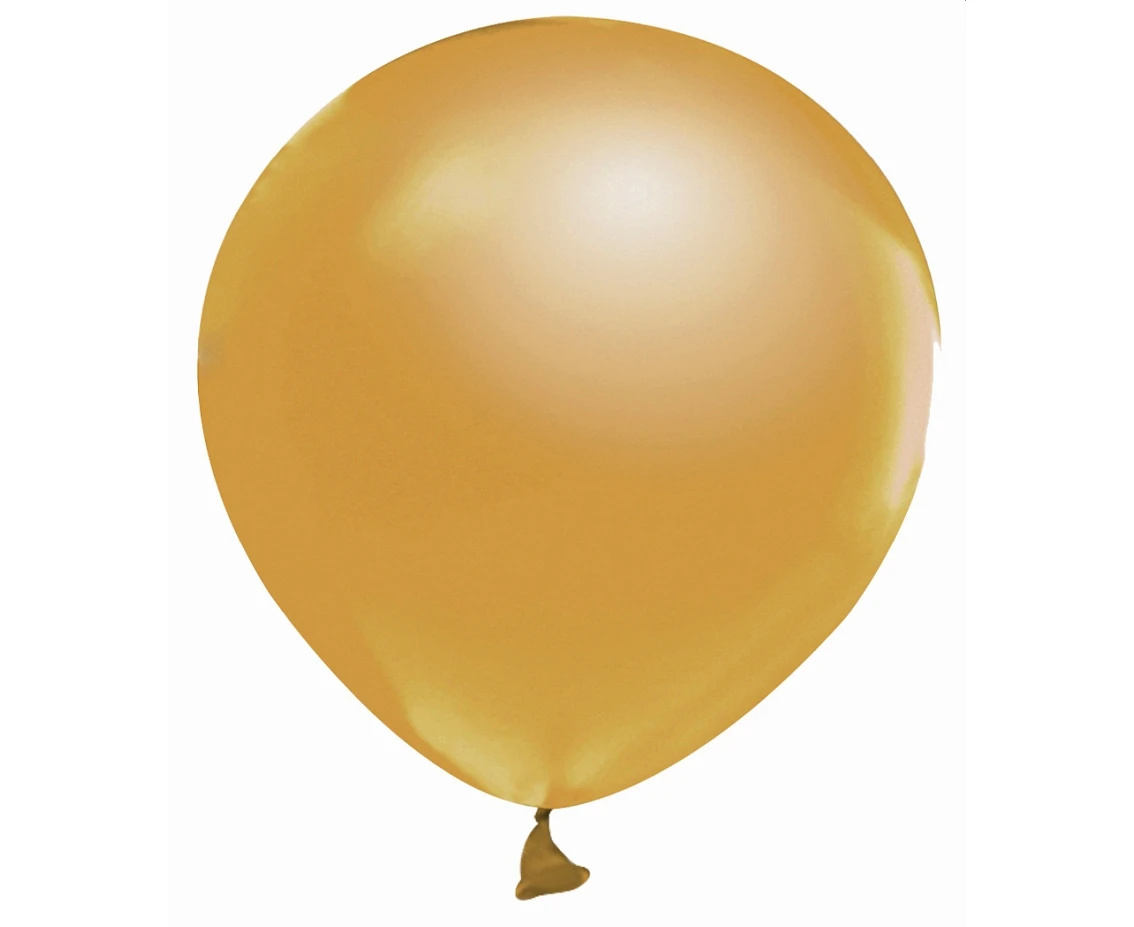Balloons B&C 5", metallic dark gold, 20pcs