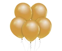 Balloons B&C 12", metallic dark gold, 50pcs