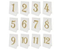 Table numbers Celebrate, paper, 10x15 cm, 1-12