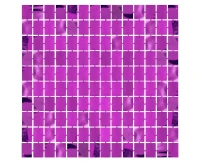 Fringe Deco Curtain B&C Square, metallic purple, 100x200 cm EOL