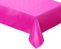 Foil tablecloth B&C metallic magenta, 137x183 cm