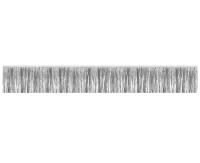 Decorative garland B&C, metallic fringes, silver