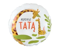 Foil balloon "Będziesz Tatą" 18" EOL