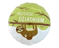 Foil balloon "Będziesz Dziadkiem" 18" EOL