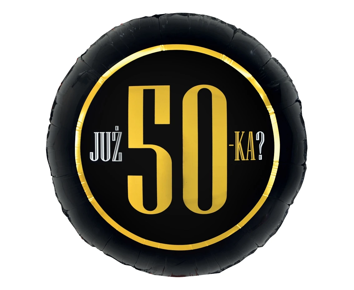 Foil balloon "Już 50-ka?" 18" EOL