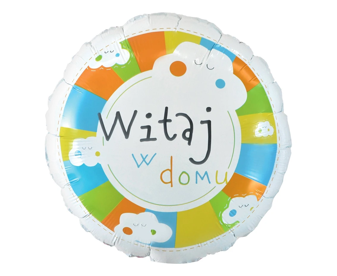 Foil balloon "Witaj w domu" 18"