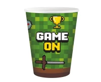 Paper cups Game On, 250 ml, 6 pcs EOL