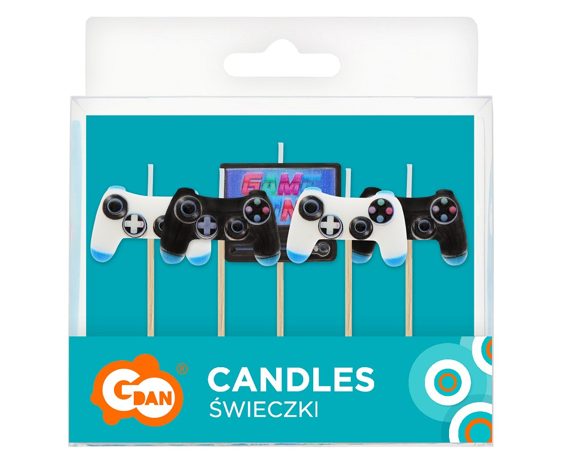 Pick candles Game, total length 7 cm, 5 pcs