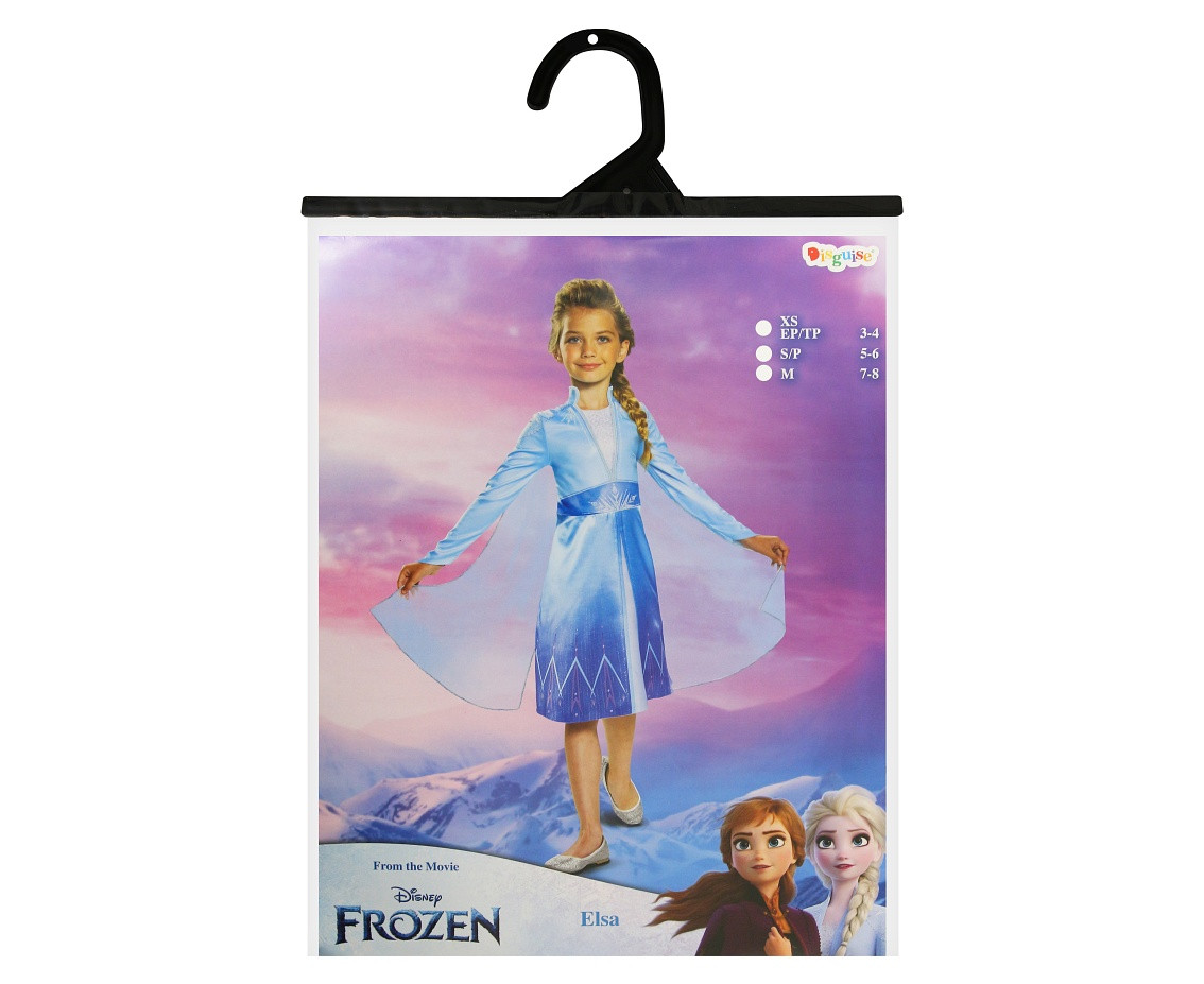 Elsa Classic role-play costume - Frozen 2 (licensed), size S (5-6 yrs)