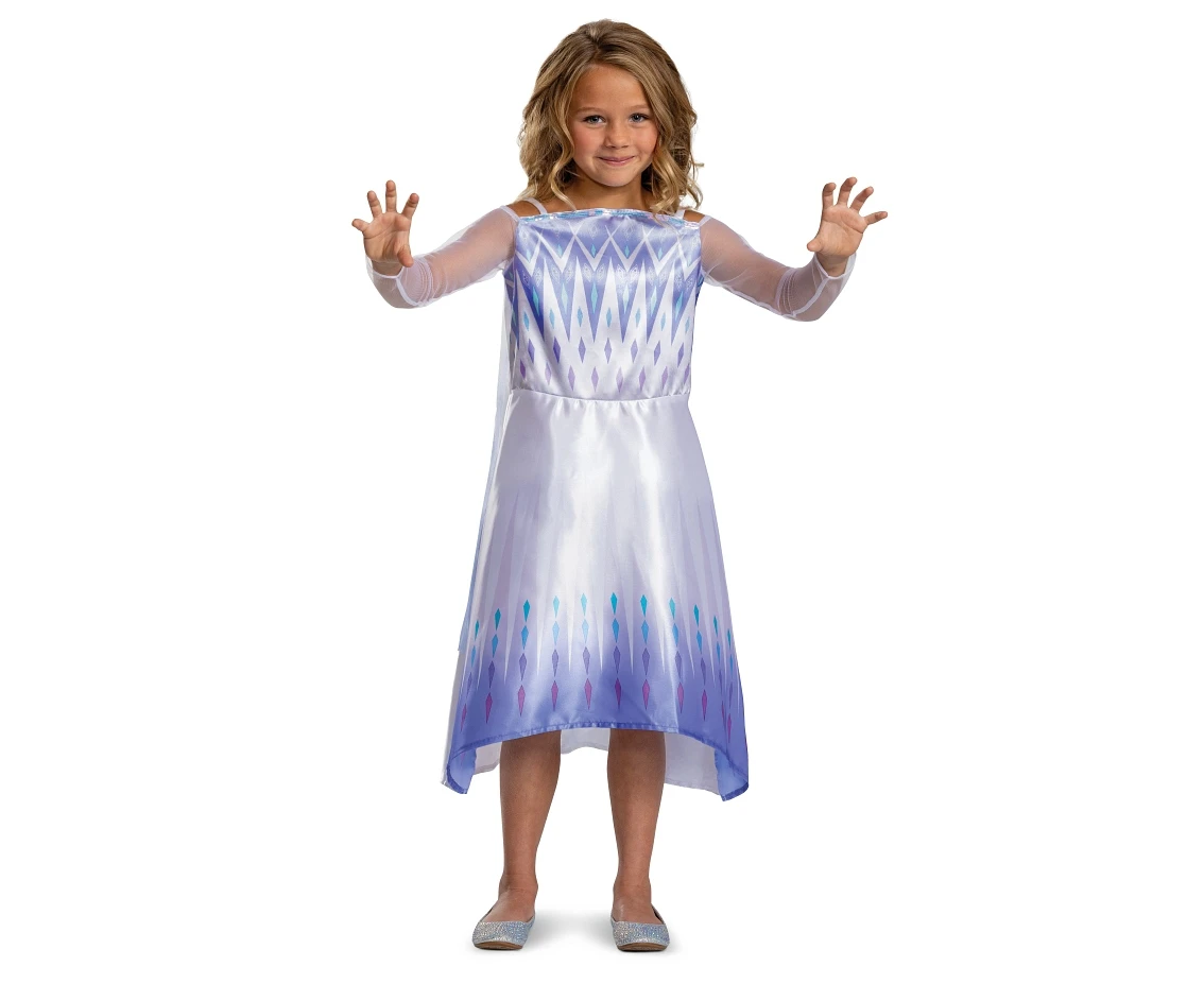 Elsa Snow Queen Basic role-play costume - Frozen 2 (licensed), size M (7-8 yrs) EOL