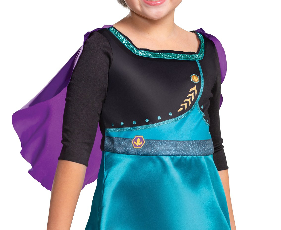 Anna Queen Basic role-play costume - Frozen 2 (licensed), size M (7-8 yrs) EOL