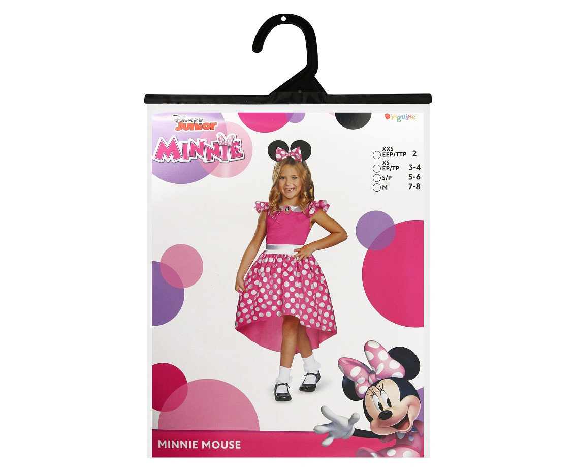 Minnie Pink Classic role-play costume - Minnie Mouse (licensed), size S (5-6 yrs)