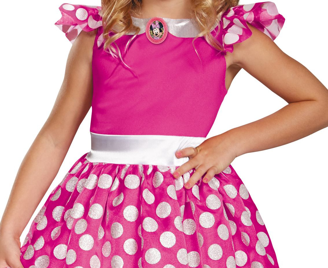 Minnie Pink Classic role-play costume - Minnie Mouse (licensed), size S (5-6 yrs)
