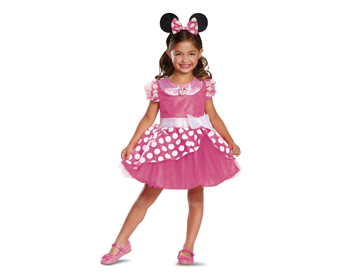 Minnie Pink Deluxe role-play costume - Minnie Mouse (licensed), size S (5-6 yrs)
