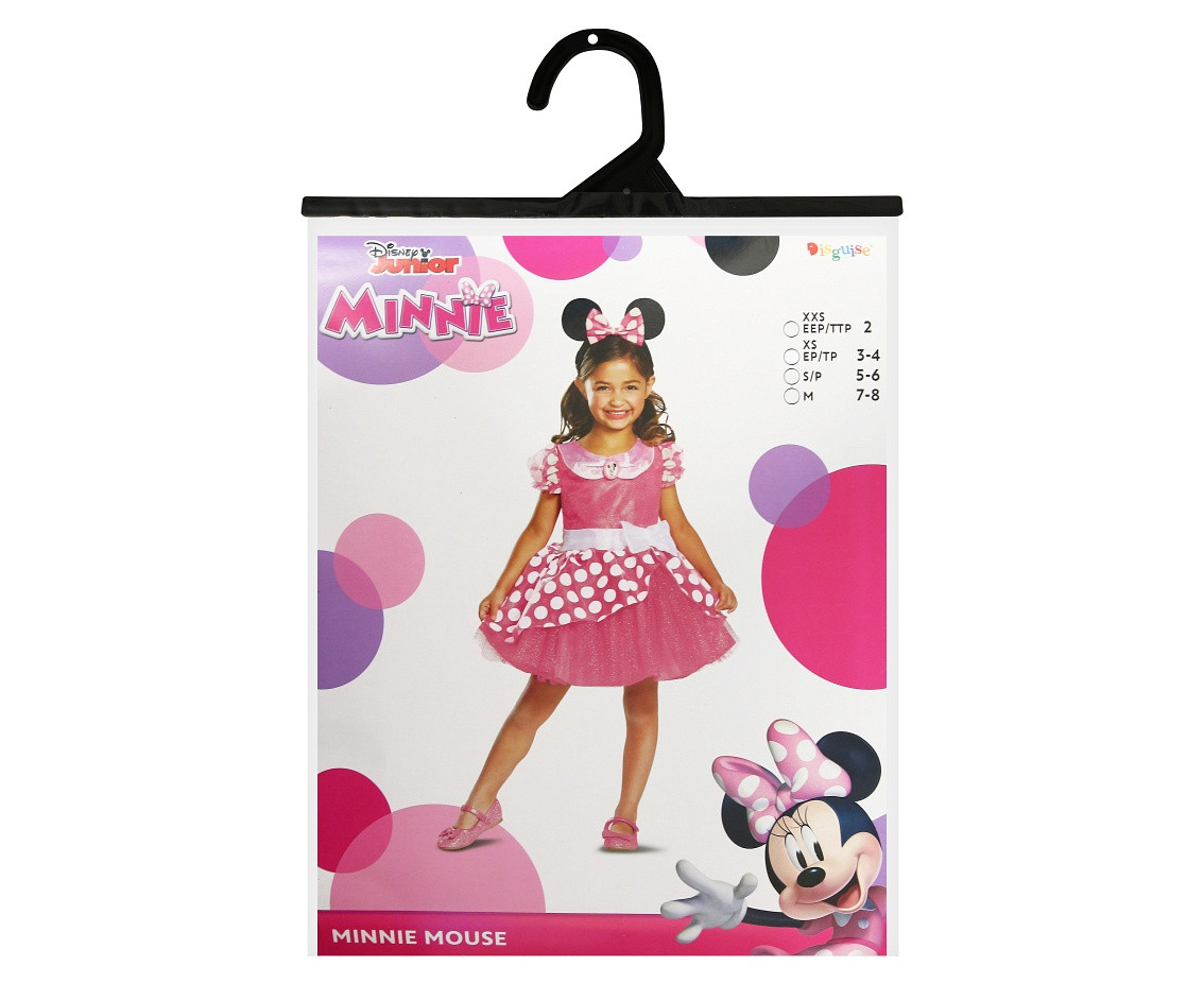 Minnie Pink Deluxe role-play costume - Minnie Mouse (licensed), size XS (3-4 yrs)