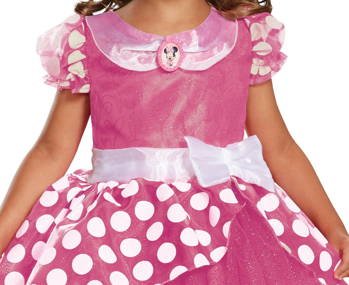 Minnie Pink Deluxe role-play costume - Minnie Mouse (licensed), size XS (3-4 yrs)