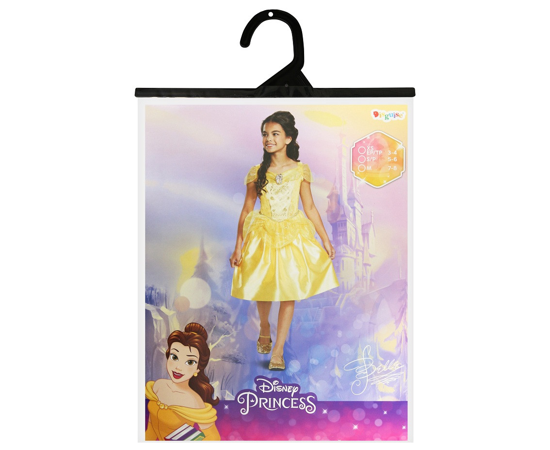 Belle Classic role-play costume - Princess (licensed), size S (5-6 yrs) EOL