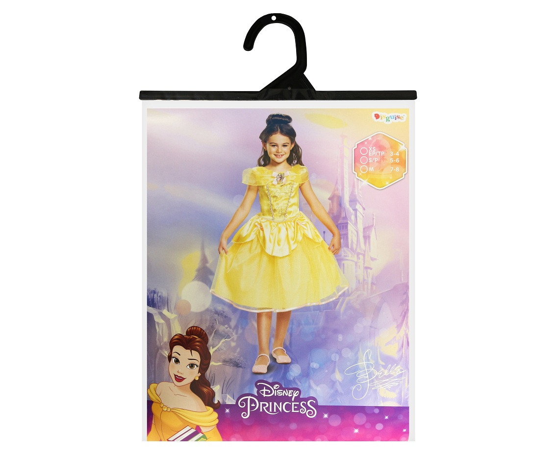 Belle Deluxe role-play costume - Princess (licensed), size M (7-8 yrs) EOL