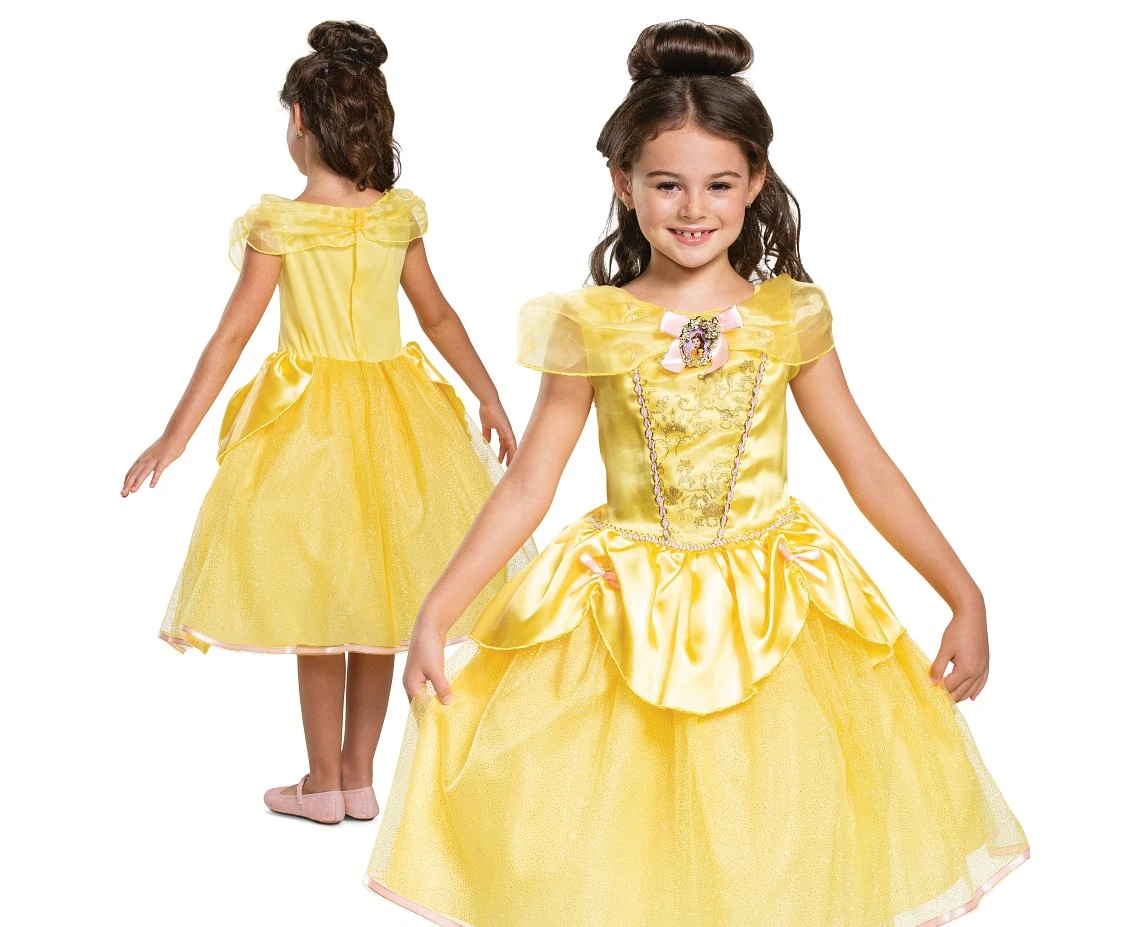 Belle Deluxe role-play costume - Princess (licensed), size M (7-8 yrs) EOL