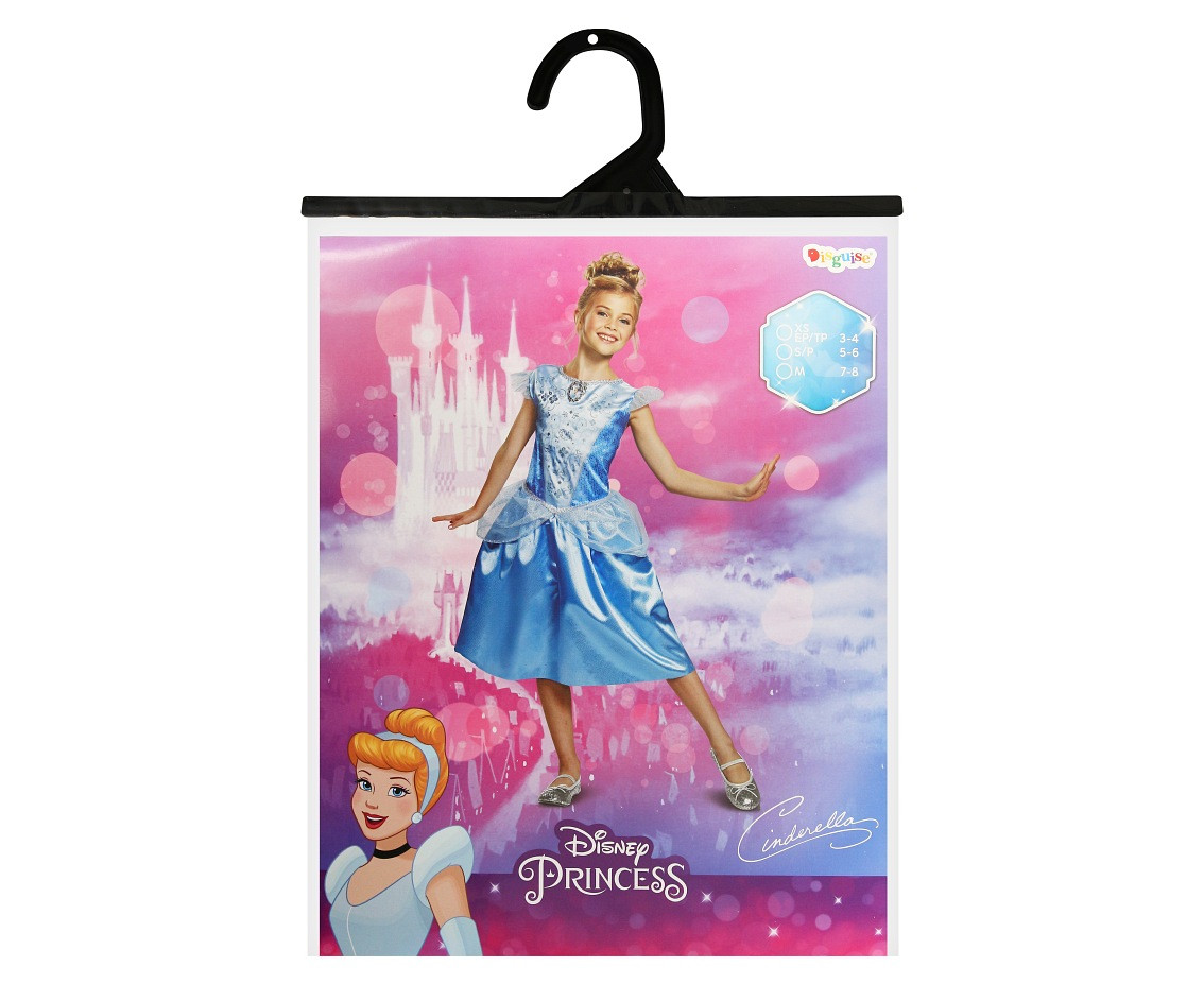 Cinderella Classic role-play costume - Princess (licensed), size M (7-8 yrs) EOL