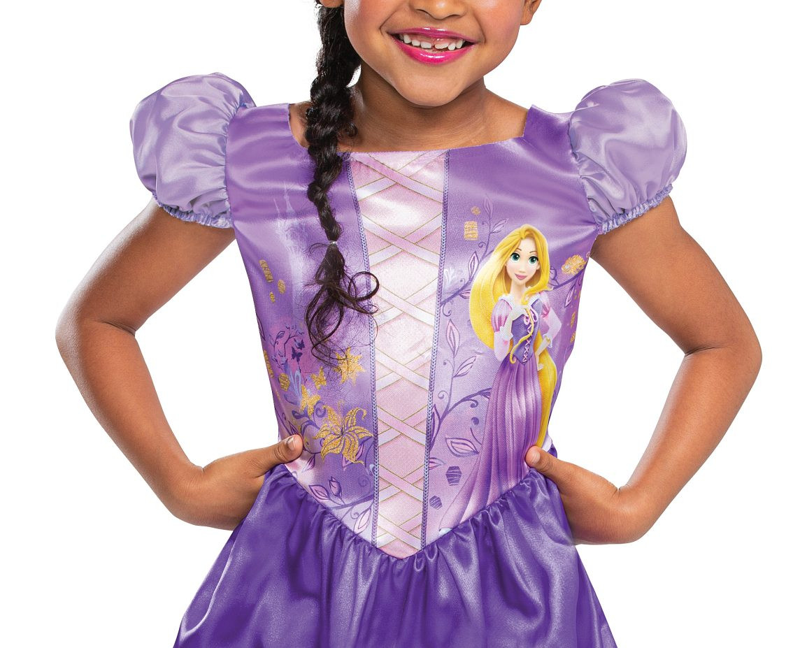 Rapunzel Basic role-play costume -Tangled Princess (licensed), size S (5-6 yrs)