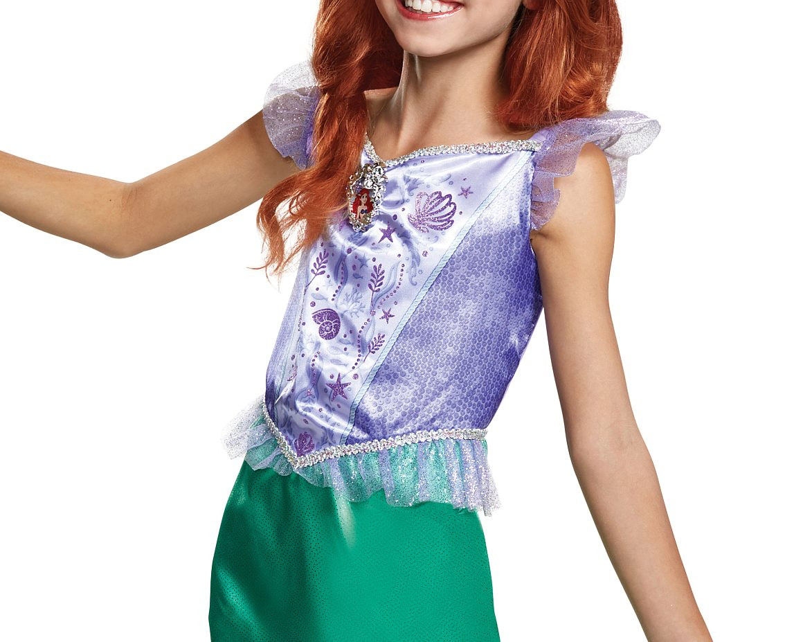 Ariel Classic role-play costume -The Little Mermaid Princess (licensed), size M (7-8 yrs) EOL