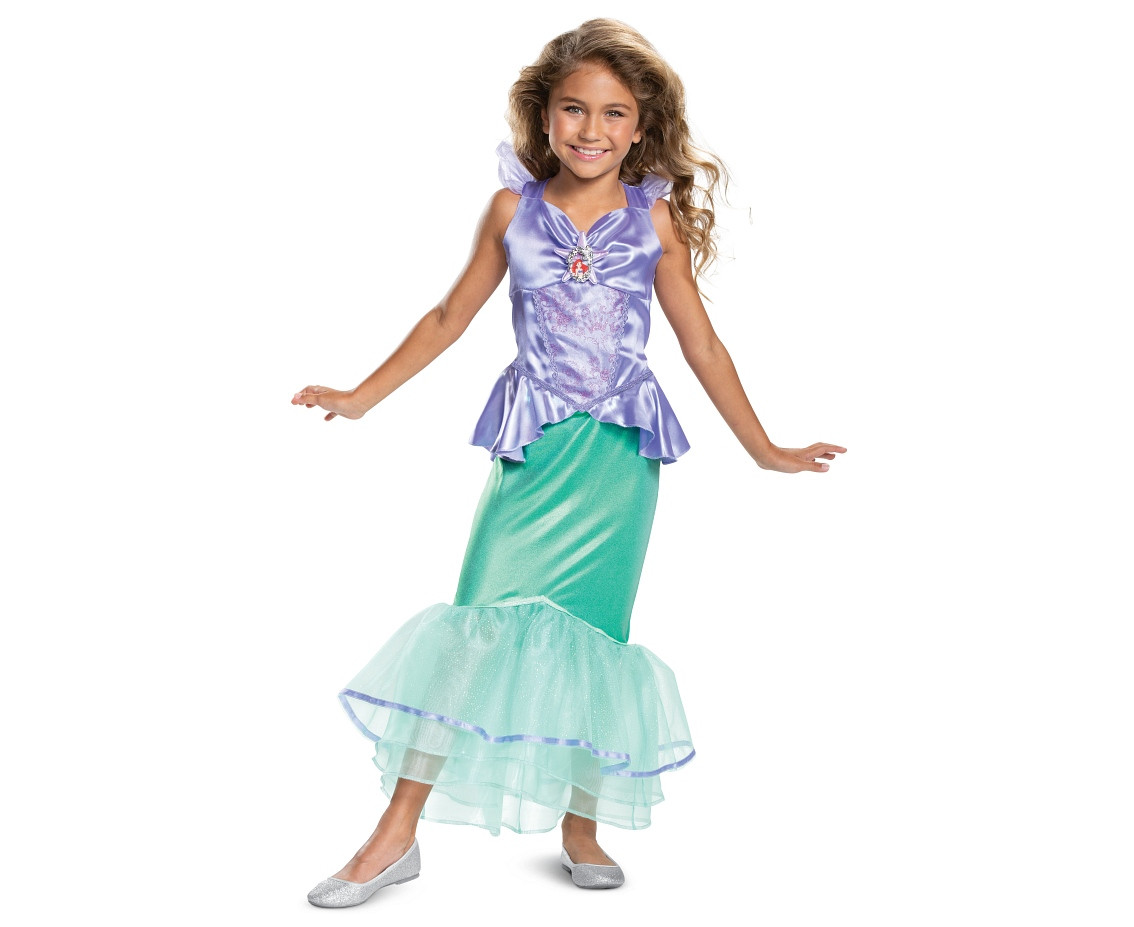 Ariel Deluxe role-play costume -The Little Mermaid Princess (licensed), size M (7-8 yrs) EOL