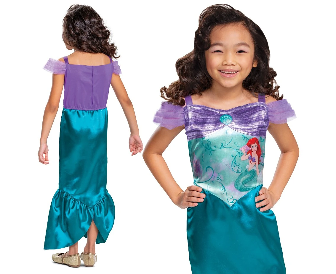 Ariel Basic role-play costume -The Little Mermaid Princess (licensed), size M (7-8 yrs)