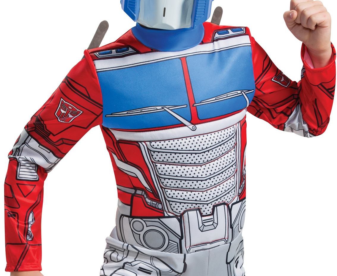 Optimus role-play costume - Transformers (licensed), size M (7-8 yrs)