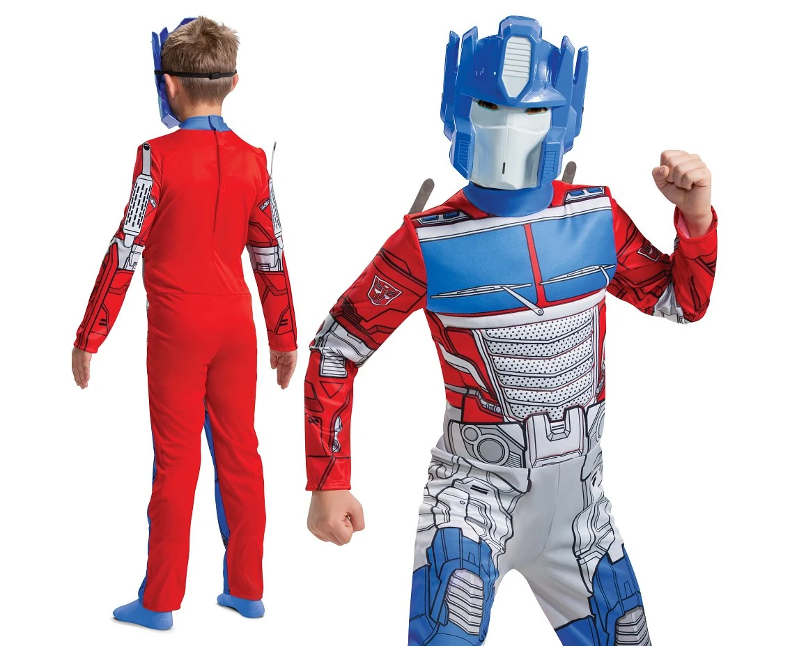 Optimus role-play costume - Transformers (licensed), size M (7-8 yrs)