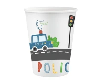 Paper cups Police, 6 pcs EOL