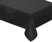Foil tablecloth B&C, matt black, 137 x 183 cm