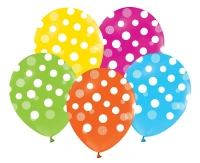 Balloons Small polka dots, 12"/ 5 pcs.