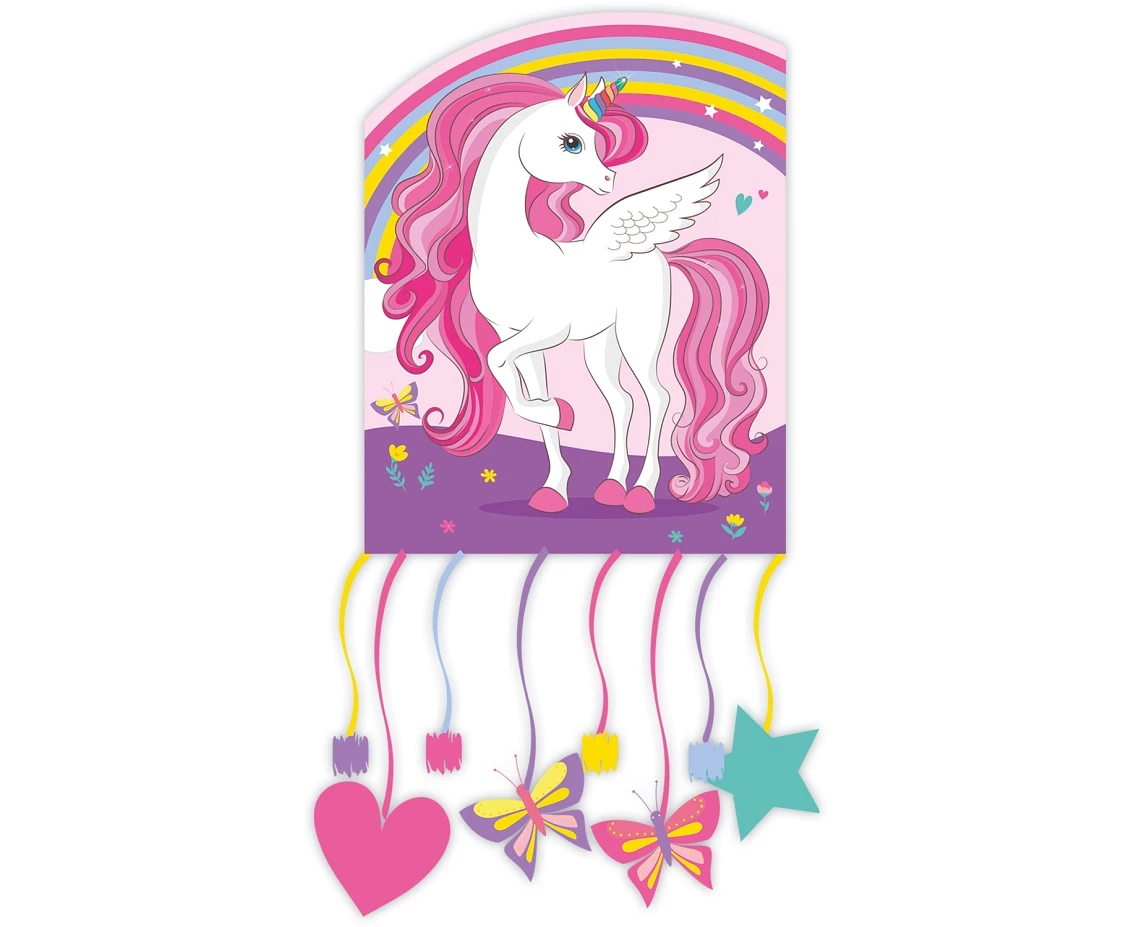 Pinata "Unicorn Rainbow Colors" 1pc. EOL